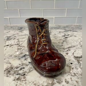 Vintage Ceramic Boot Ashtray
